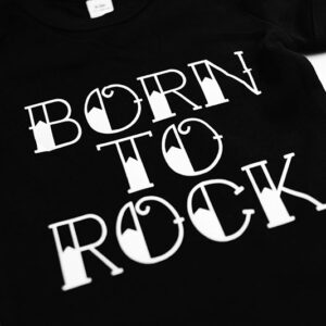Babybody Schwarz Born to rock