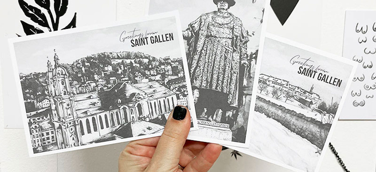 Postkarte St.Gallen