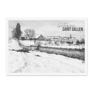 Postkarte Kloster Notkersegg St.Gallen