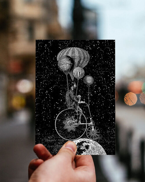 Postcard True Moon Love, Mary Nikitina by Pexels