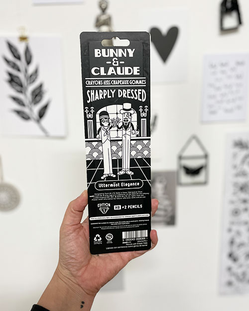 Bleistift Geschenkidee Bunny & Claude