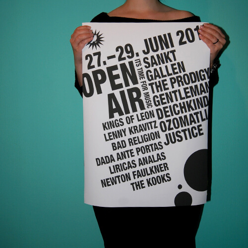 Open Air St.Gallen Plakat