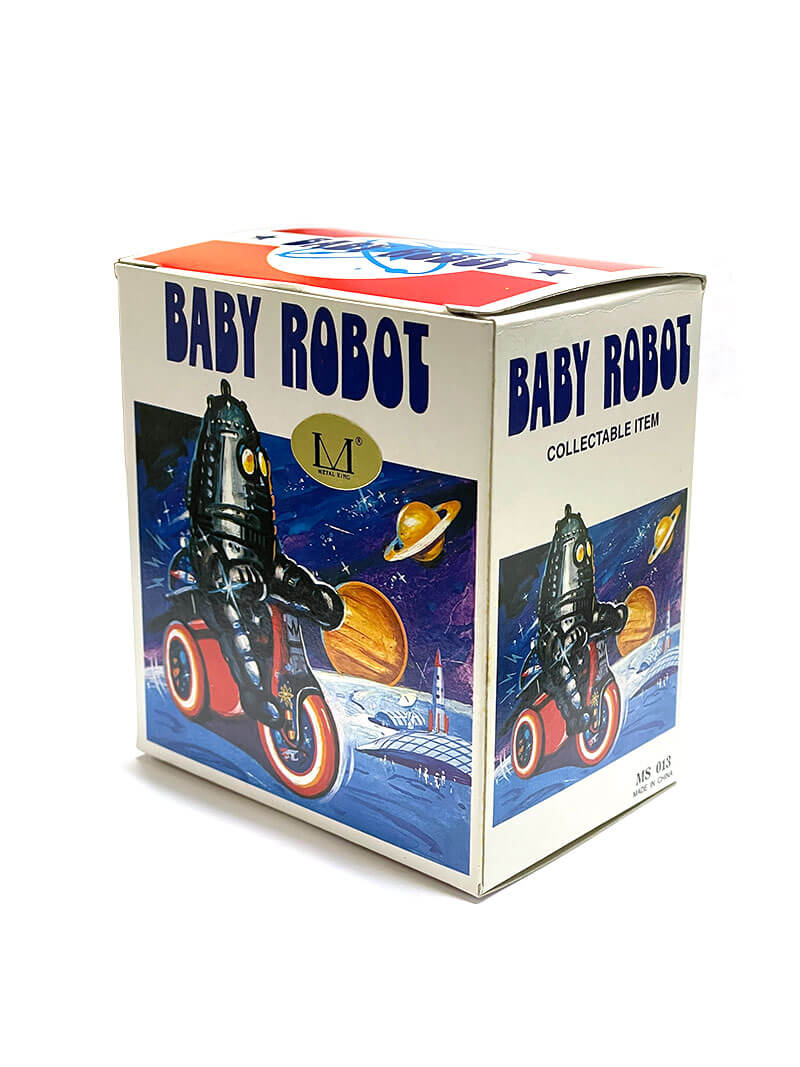 Kleiner Baby Blechspielzeug Roboter