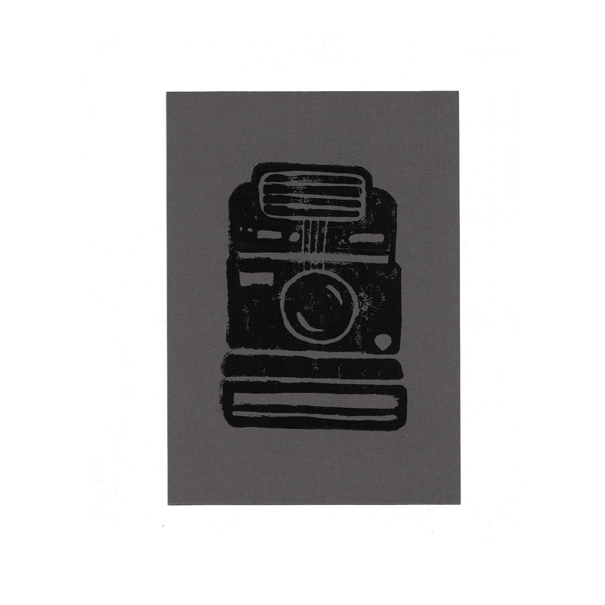 Unikat Kamera Linoprint