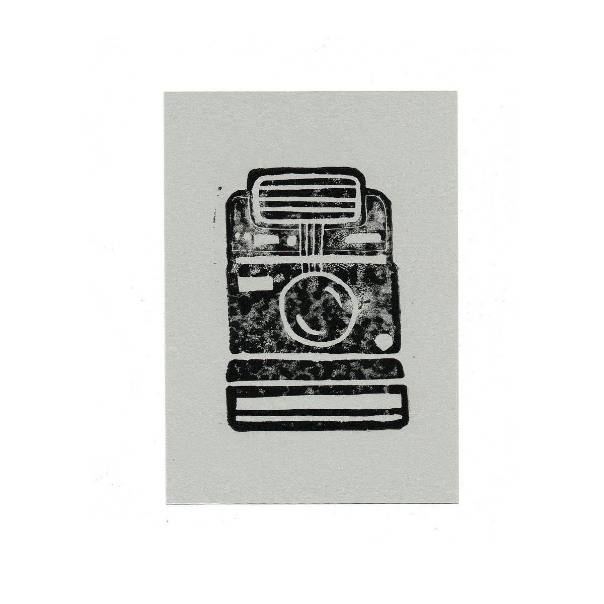 Unique Camera Linoprint