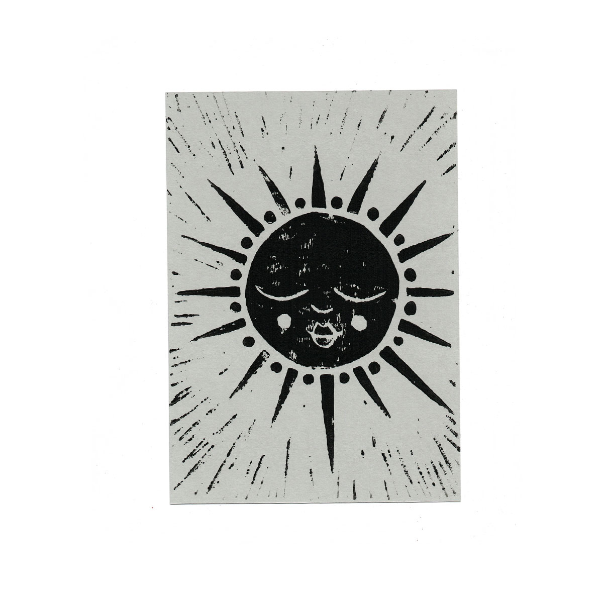 Linoprint Sun