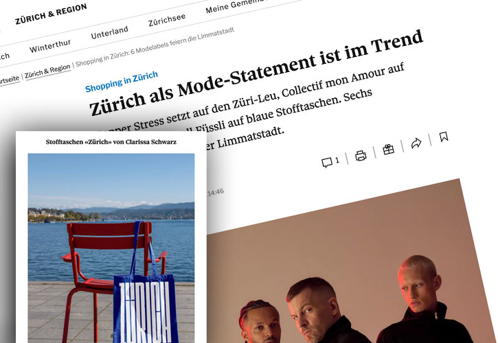 Meine Zürich Tasche mit Rapper Stress im gleichen Artikel