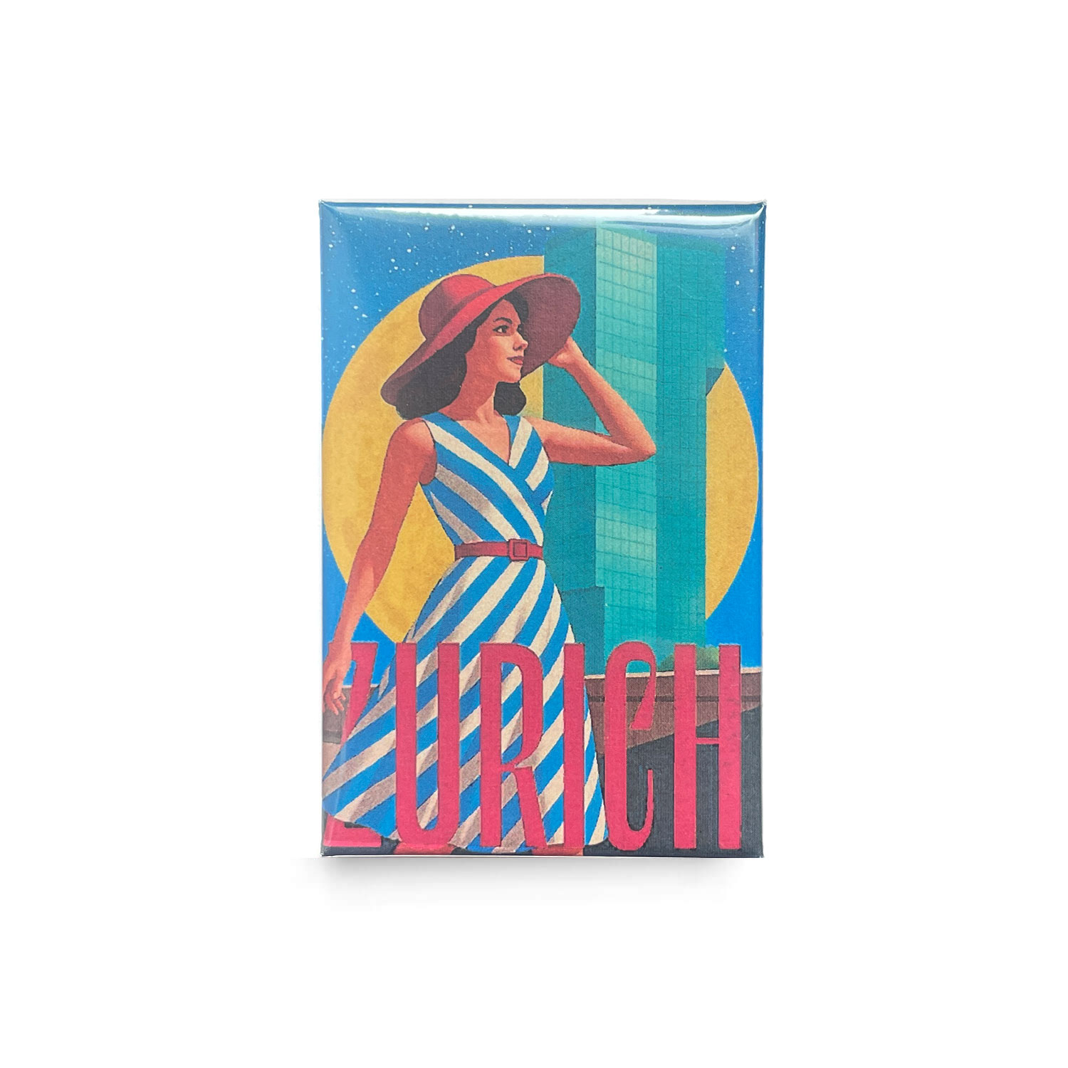 Kühlschrankmagnet Retro Zurich Zürich