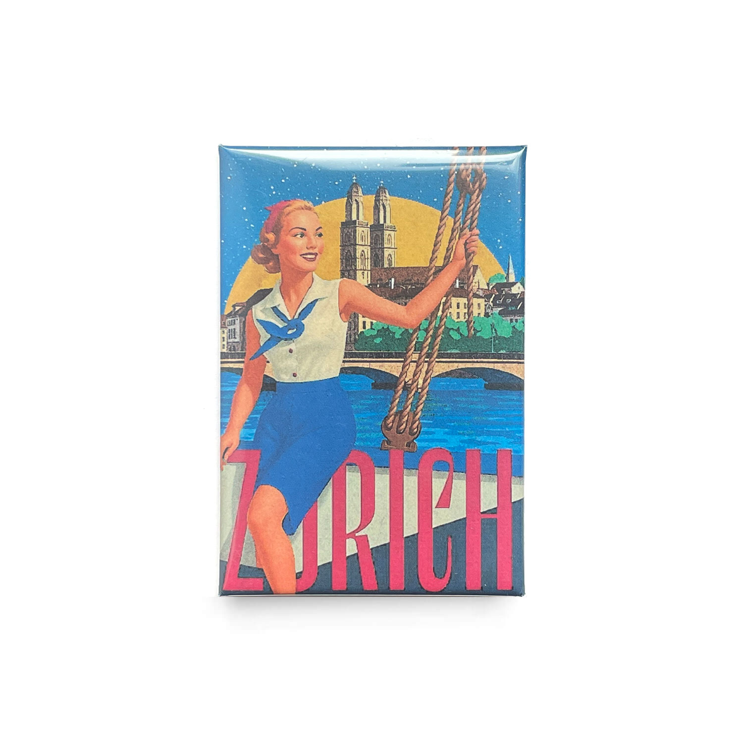 Kühlschrankmagnet Retro Zurich Zürich