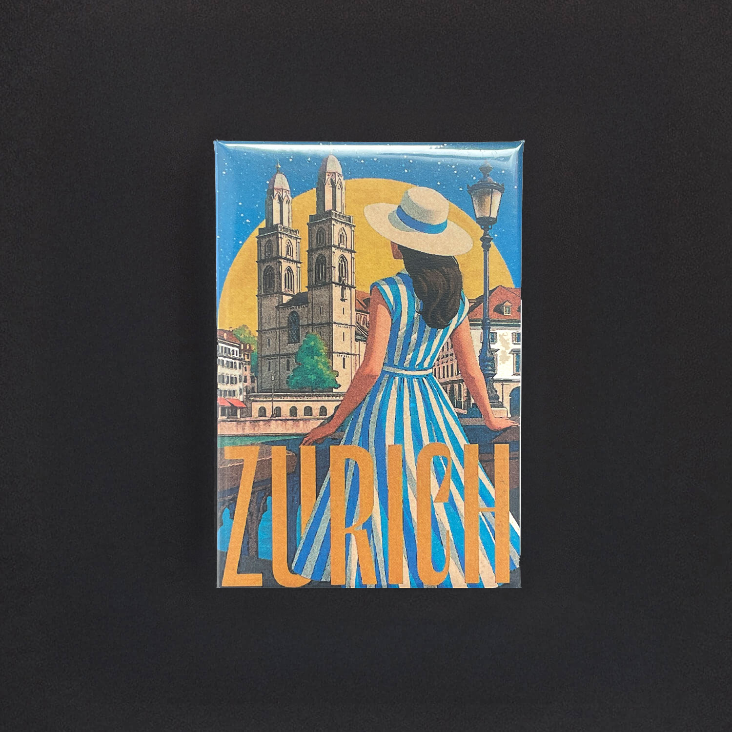 Kühlschrankmagnet Retro Zurich Zürich